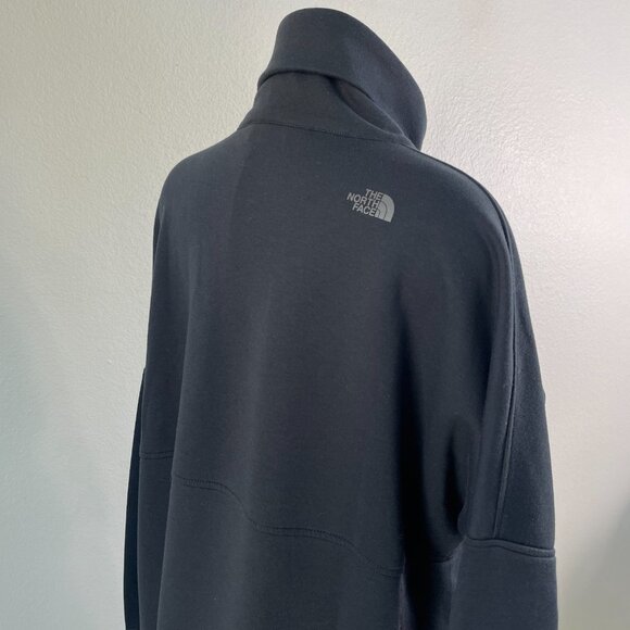 The North Face Womens S/M Black Oversized Long Dolman Sleeve Turtleneck Top - Picture 3 of 15
